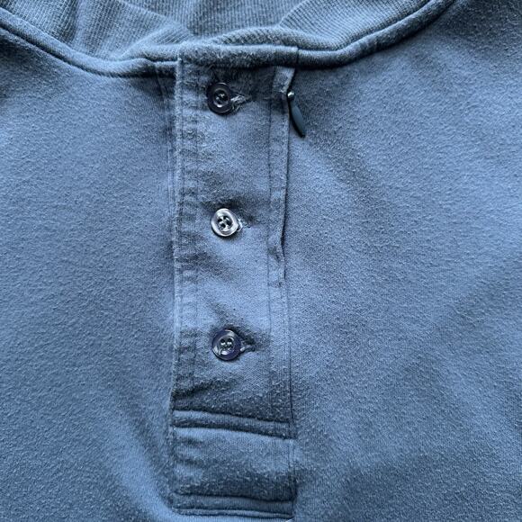 SCOTTeVEST Sev Tech Long Sleeve 1/4 Button Up Blue Size Large - Picture 2 of 13